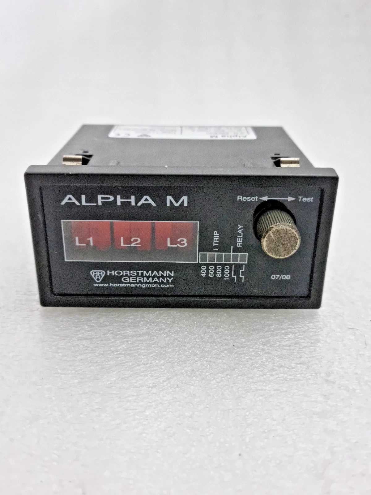 Horstmann Alpha M Short Circuit Fault Indicator Relay 400-1000A CT Operated